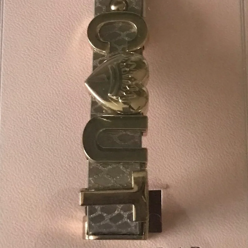 Juicy Couture Dog Collar Limited Edition 9/16” Wide for necks 10”-13.5”